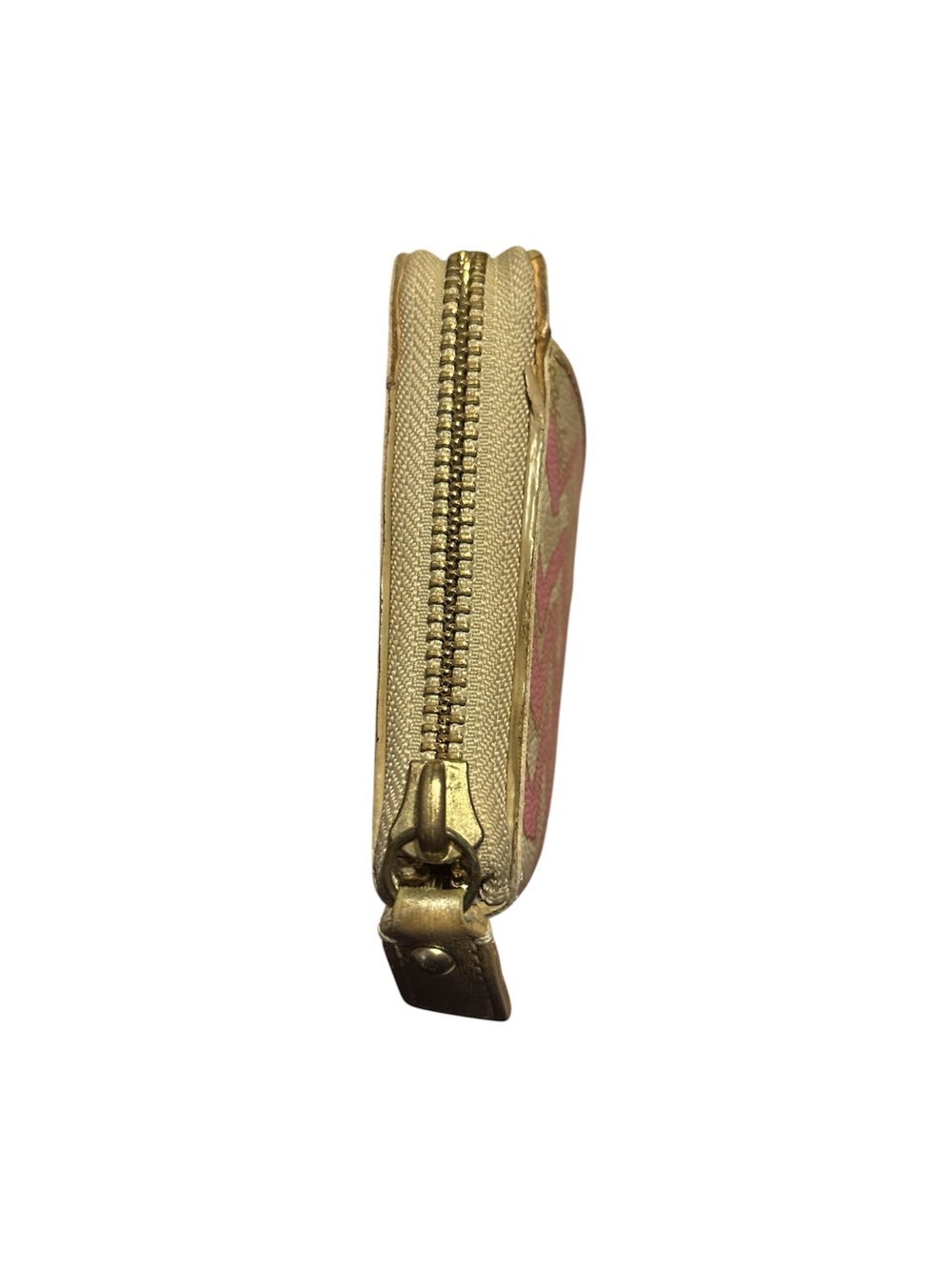 COACH Gold & Pink Zip Wallet (REHAB) - Picture 3 of 8